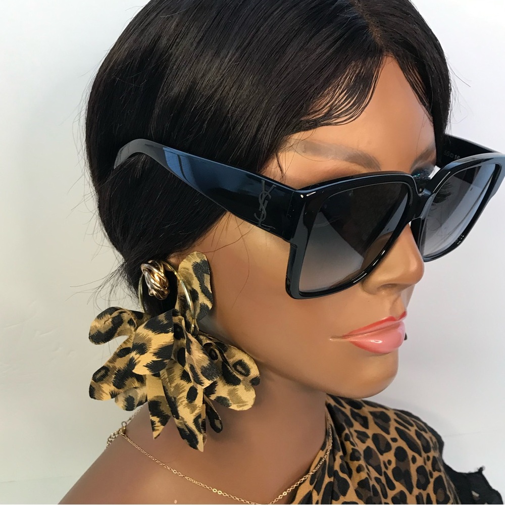 New - 💯 Authentic Saint Laurent Black Grey Sunglasses SLM9 - Picture 1 of 17